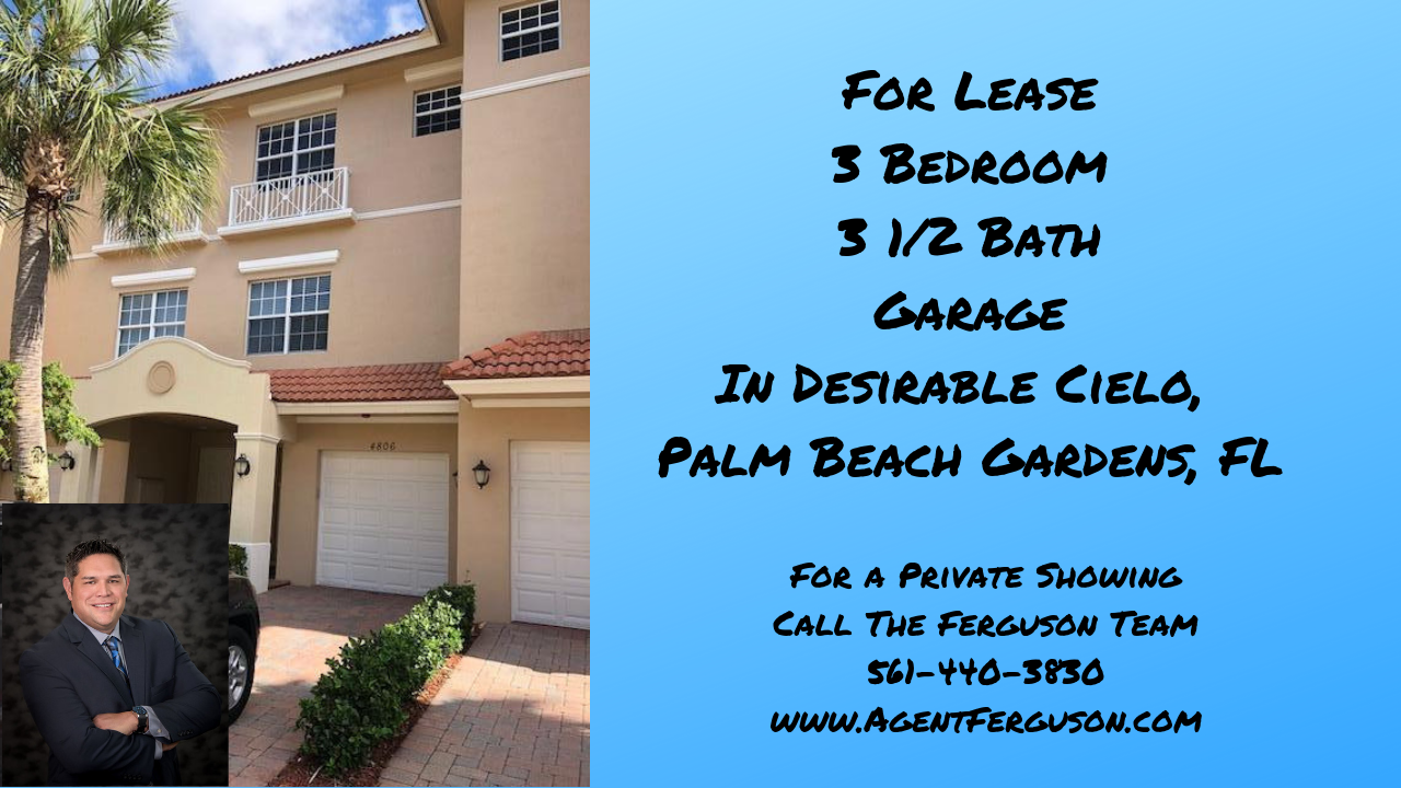 4806 Sawgrass Breeze Dr – Palm Beach Gardens, FL – RENTAL – $2600/MO