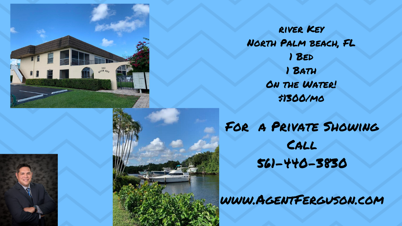 River Bend 1 Bedroom Condo for Lease – $1300/mo – North Palm Beach – Florida